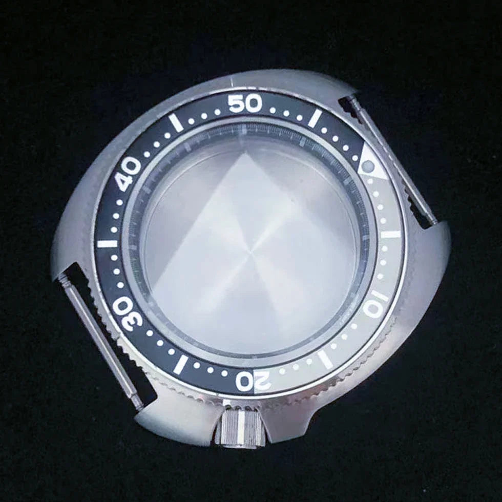 41mm Stainless Steel Watch Case Sapphire Glass Black Inner Shadow for NH35/ NH36