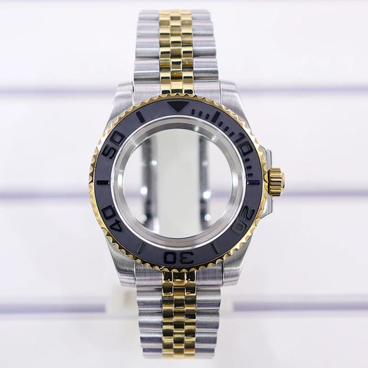 40mm Watch Case Sapphire Glass For Nh35 Nh34 Nh36 Nh72 2824 Miyota 8215 SUB GMT