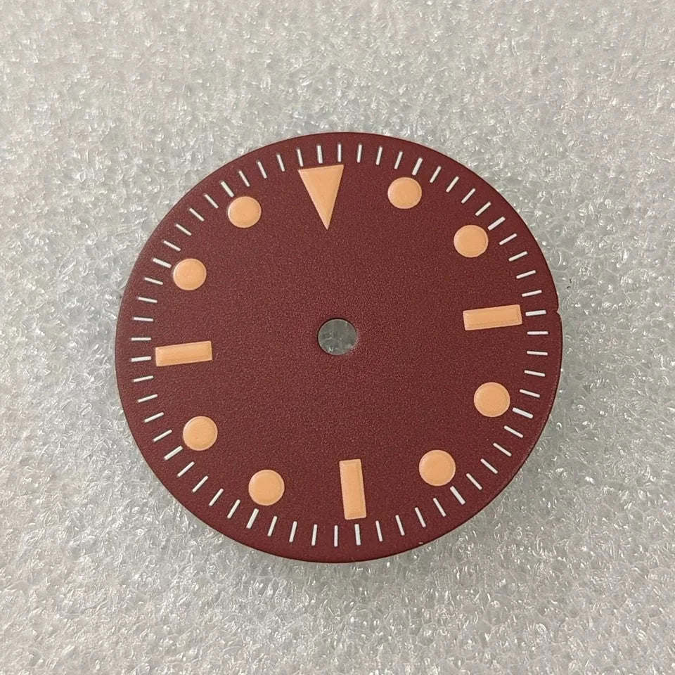 28.5mm Retro Submarine Dial And Hand With 369 Digits Suitable For NH34 NH35 NH36