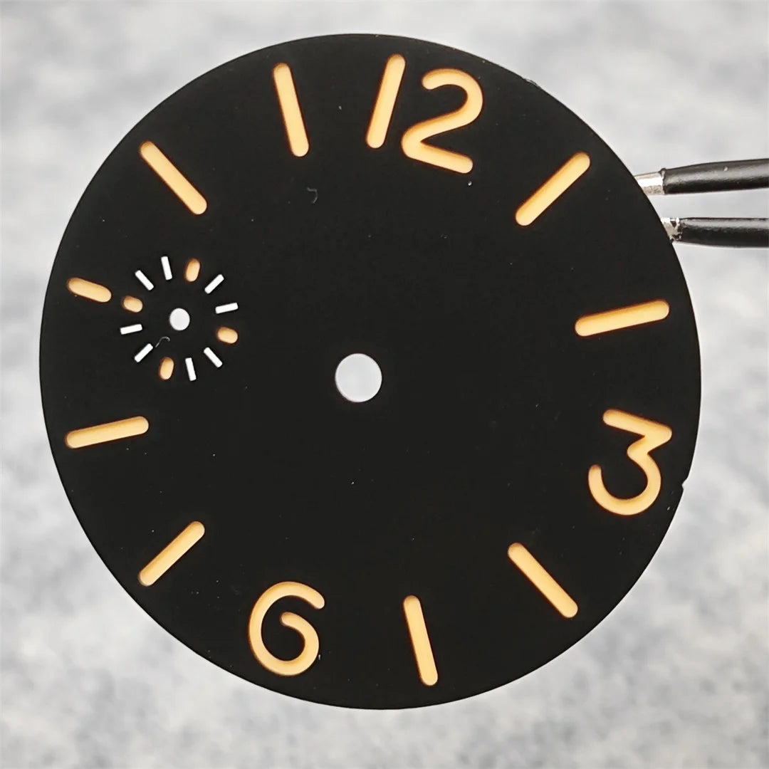 Personalized 36mm Watch Dial Green Luminous for ETA6497/ Seagull ST36 Movement