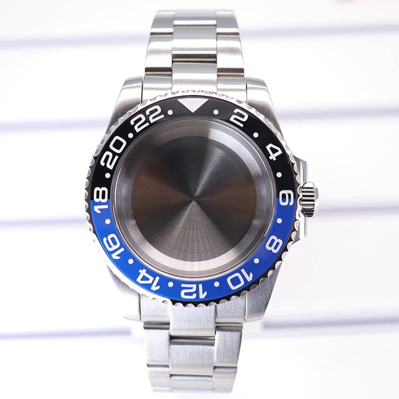 40mm Watch Cases Sapphire For Nh35 Nh36 Nh34/38 Nh70 Miyota 8215 Eta 2824 PT5000