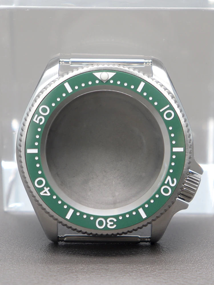 38mm Watch Case Mod Sapphire For Skx013 NH35/36 4R36 Multicolor Ceramic Bezel