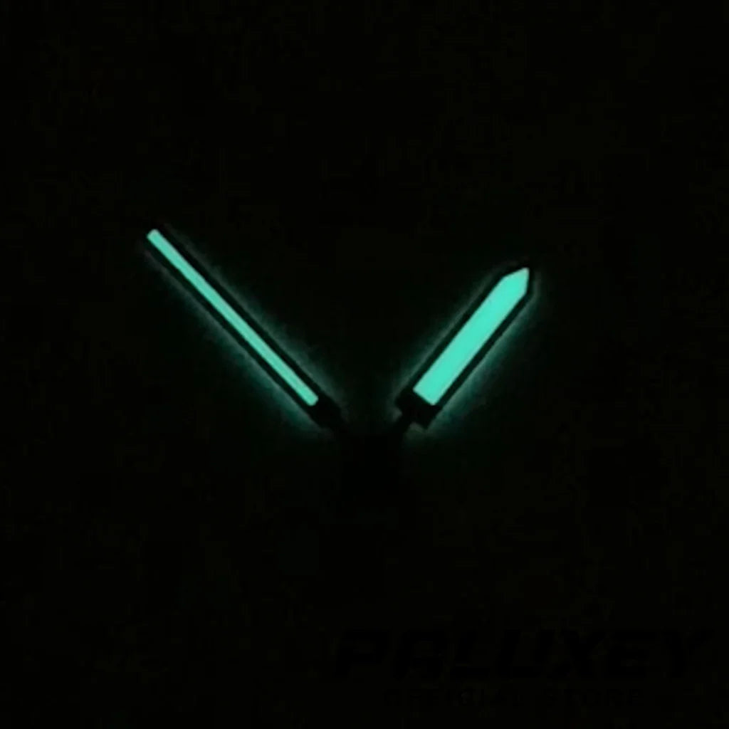 Red Second Hand Black White Watch Hands with BGW9 Luminous for VK63 VK64 6 Hands