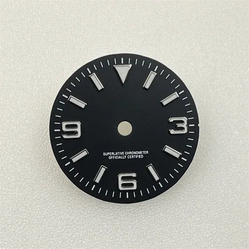 28.5mm/31mm GBW9 Luminous Logbook Surface Watch Dial for NH35A/4R35/NH34/NH36