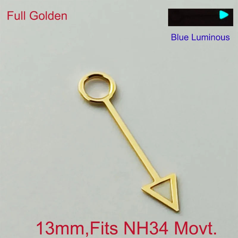 Modified BGW9 Blue Luminous GMT Watch Hands For NH34 NH35 NH36 Movement