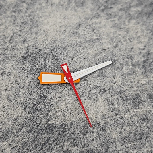 Orange White Red with Green Luminous Watch Hands for NH35/NH36/4R36/7S