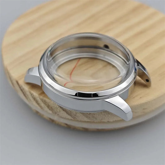 33/39.5mm Watch Case Strap for NH35 NH36 Modified 316L Steel Case Watchband