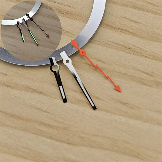 13mm Watch Hands Green Luminous for NH34 NH35 NH36 4R35 4R36 Mechanical Movement