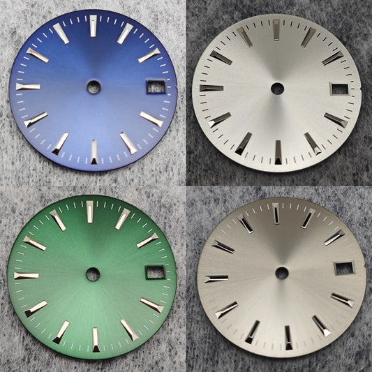 28.5mm Watch Dial Stripes Sunburst Modified Simple for NH35/ NH36 / 7S Movement
