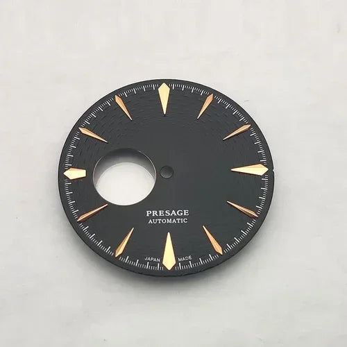 40mm Steel Watch Case Dial Hands Kit for NH36 NH38 Bubble Mirror Shell Kit