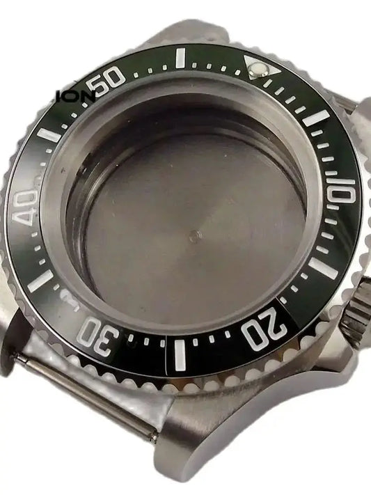 41mm Blue Bezel 316L Steel Watch Case Fit ETA 2836 2824 Miyota 8215 821A
