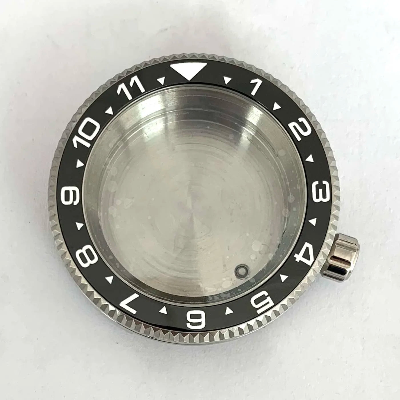 42MM Watch Case Steel Cylinder Case with Sapphire Crystal for NH35/NH36/4R/7S