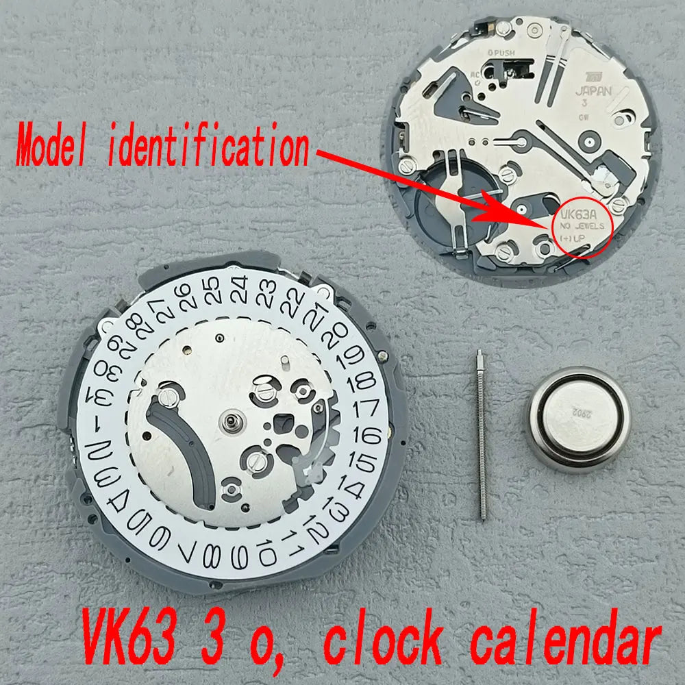 40mm Diamond Bezel Aurora Dial 316l Steel Sapphire Glass Case Suitable For VK63