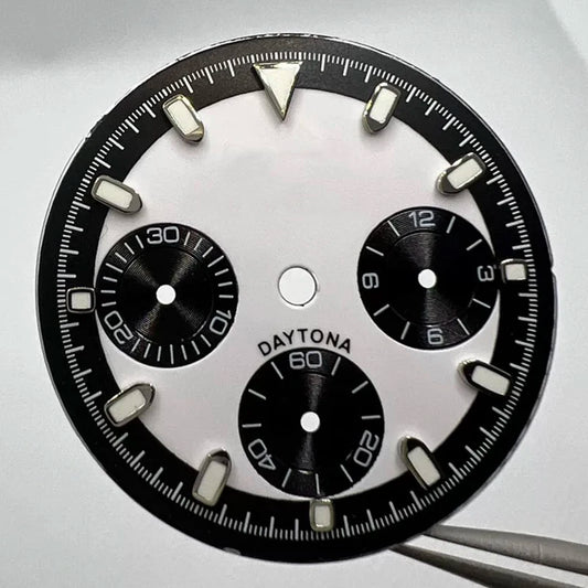 29.5mm VK63 Dial S Logo Dial Suitable For NH35/NH36 Movement Vertical Lines