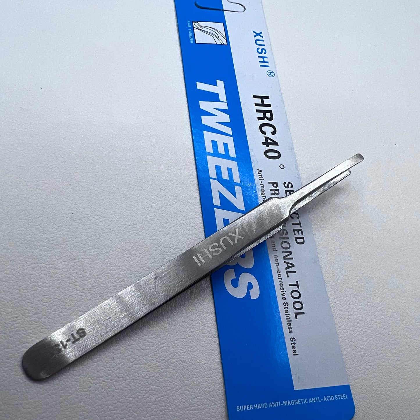 VETUS ST Series Non-Magnetic Tweezers Stainless Steel Tweezers #ST13
