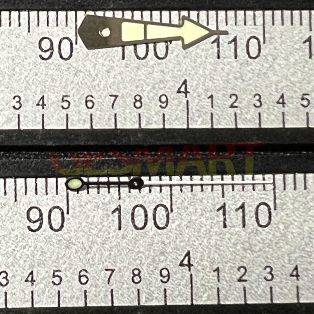 Silberne Zierleiste C3 Super Lume Uhrzeiger für Taucher SKX/SBBN NH35 NH36 Uhrwerk #10