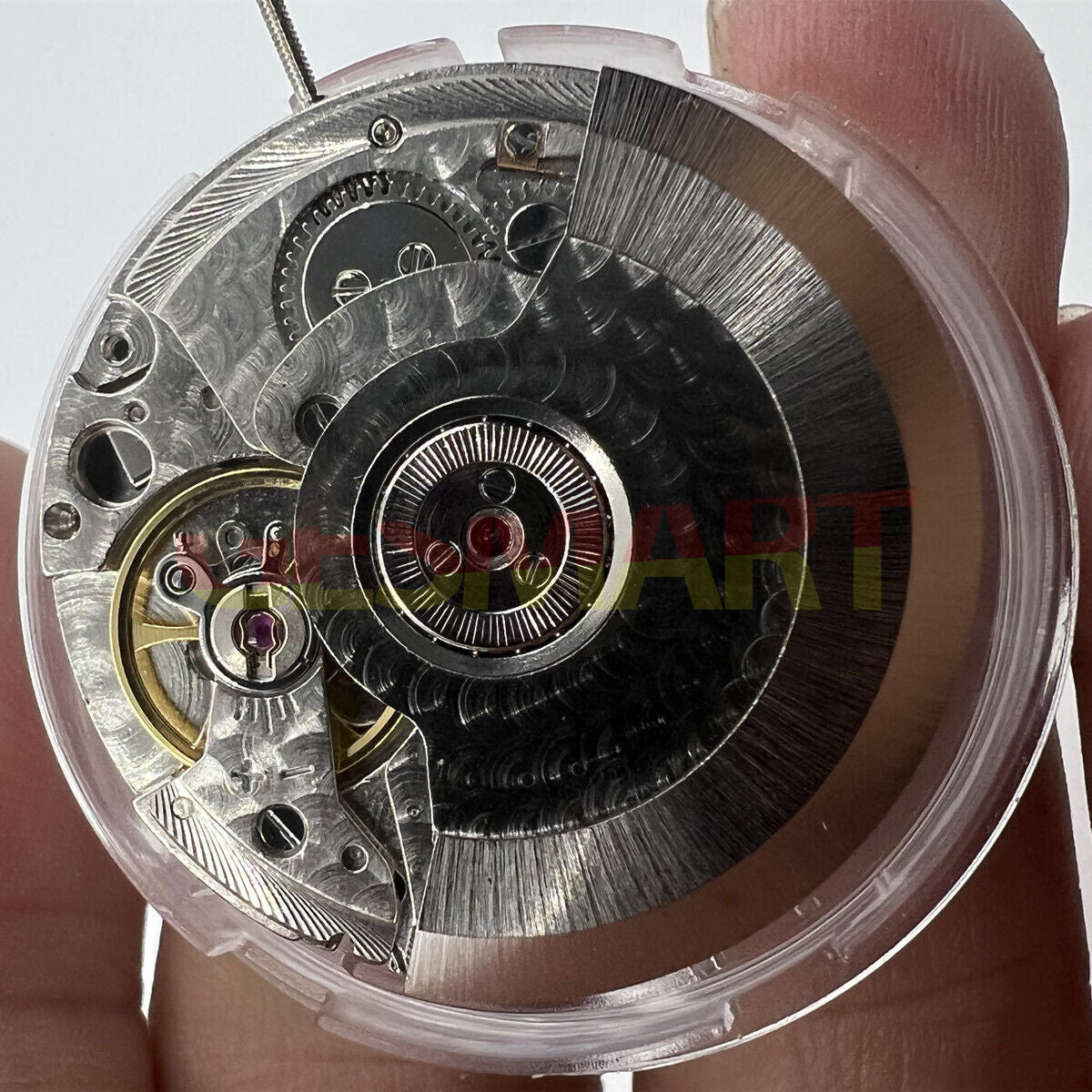 Seagull ST25 automatic watch movement with small seconds at 9 o'clock, precision China-made mechanism.