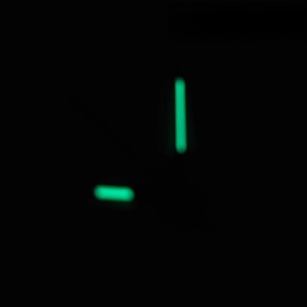 Modified Silver Red For VK63 VK64 Quartz 6 Pins Green Luminous Watches Hands