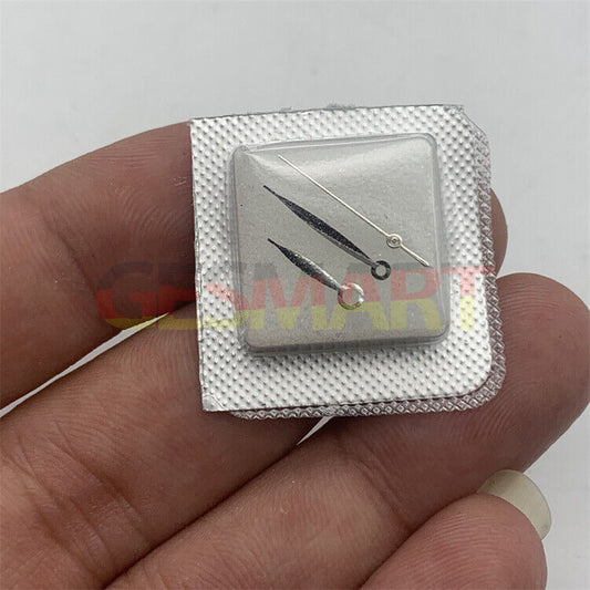 Green lume 13mm 3-hand & lightning second watch hands for Miyota NH35/NH36, precise fit and glow.