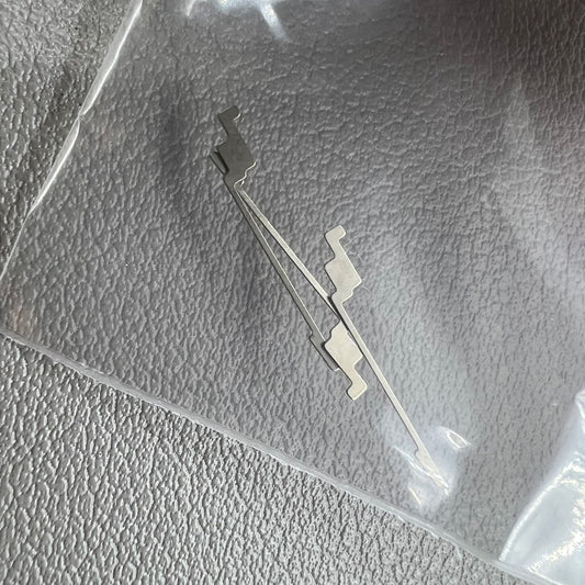 1. Two Seiko-compatible generic click springs for NH35 NH36 watch movements, ideal for repairs.