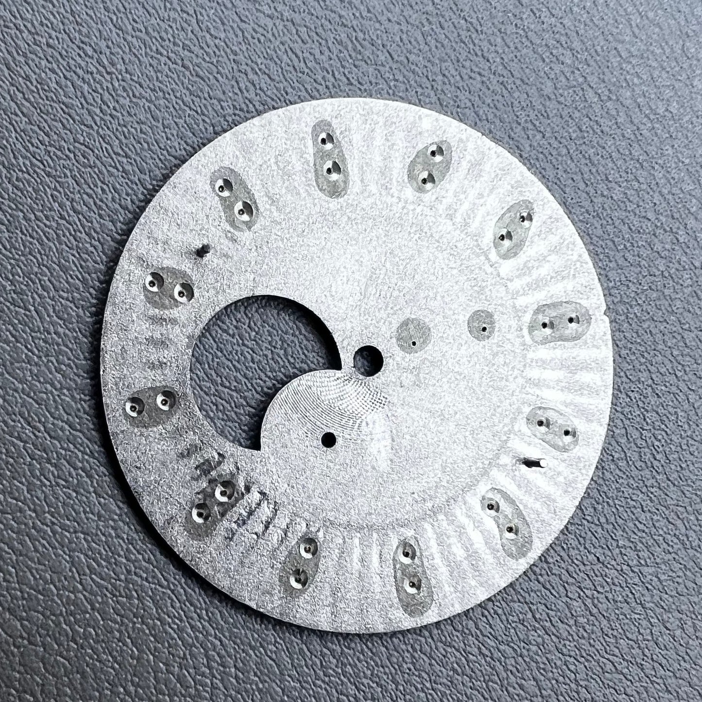 35mm Watch Dial Dark Blue Golden Nail Cocktail Modified Diving for NH39 Movement