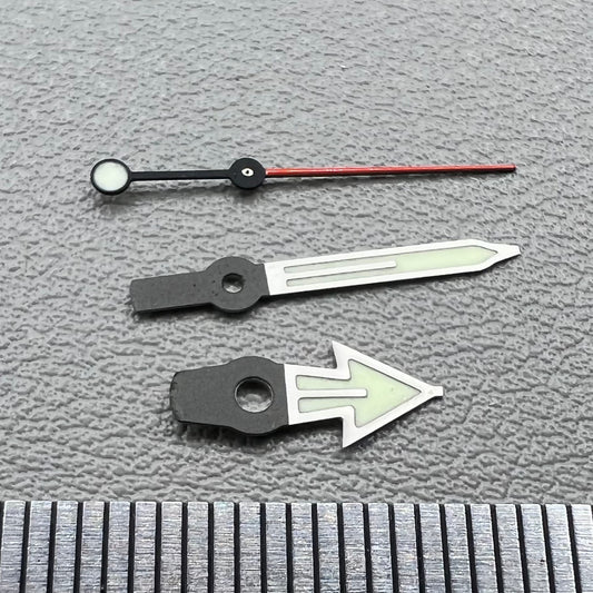 Orange second hand with matted finish and C3 lume for Tuna NH35/36 NH70/72 SKX007 watches.