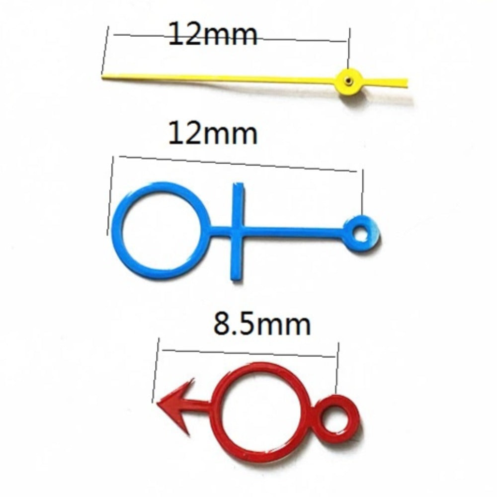 Aiguilles de montre tendance 12 x 12 x 8,5 mm pour mouvement à quartz Miyota 2035