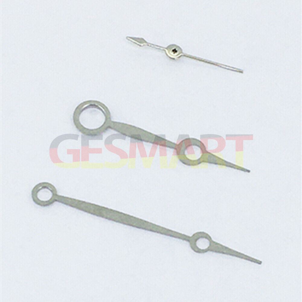 Aiguilles de montre argentées polies sans luminescence pour mouvements ST3600/ST3620/ETA6497/6498