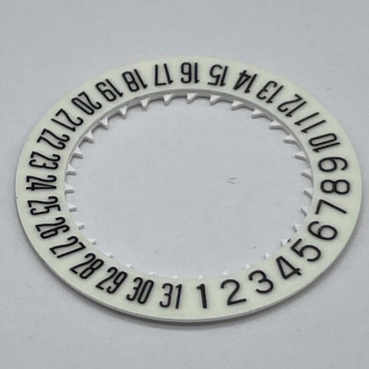 C3 blue luminous date disk wheel fits NH35 NH36A NH34 watch movements, ideal for precise date display.