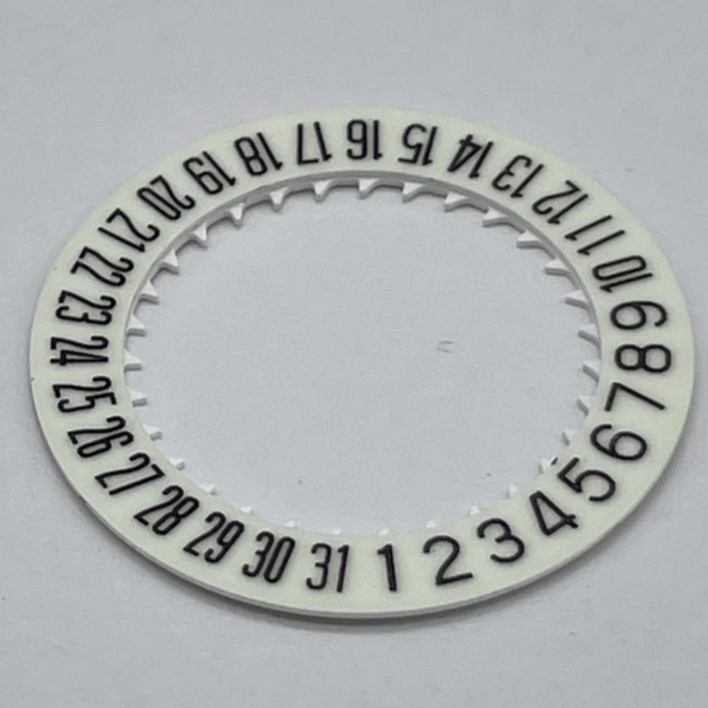 C3 blue luminous date disk wheel fits NH35 NH36A NH34 watch movements, ideal for precise date display.