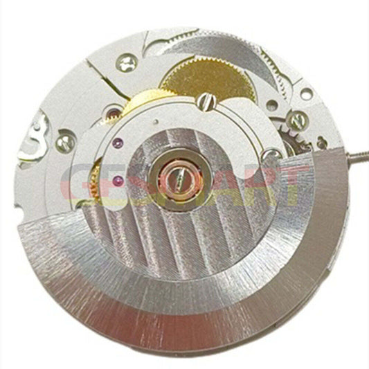 China Made Wuhan 2824-2 automatic mechanical watch movement with single calendar at 3 o'clock.