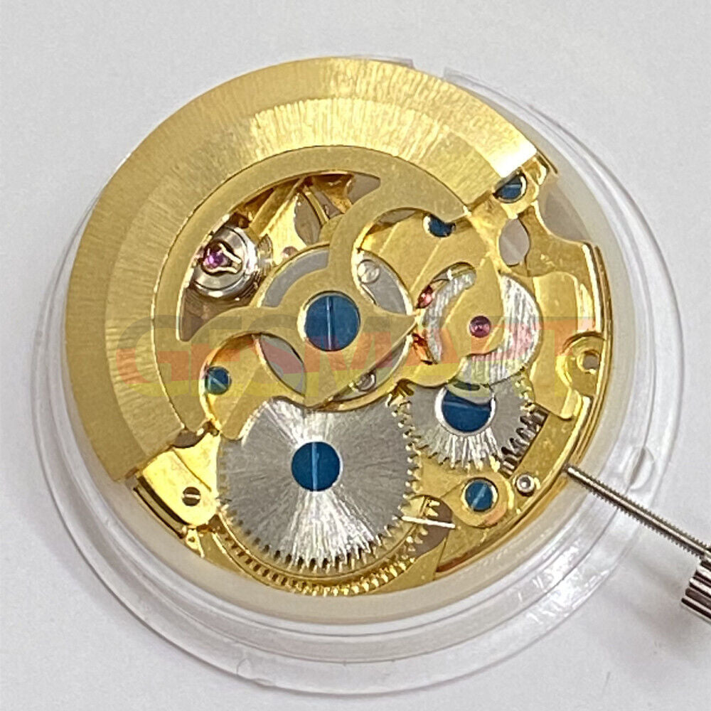 In China hergestelltes, geschnitztes, goldenes, hohles 7120-Automatik-Uhrwerk