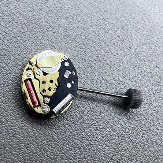 Swiss ETA 980.003 Quartz Movement Blue Circuit Board 2 Hands