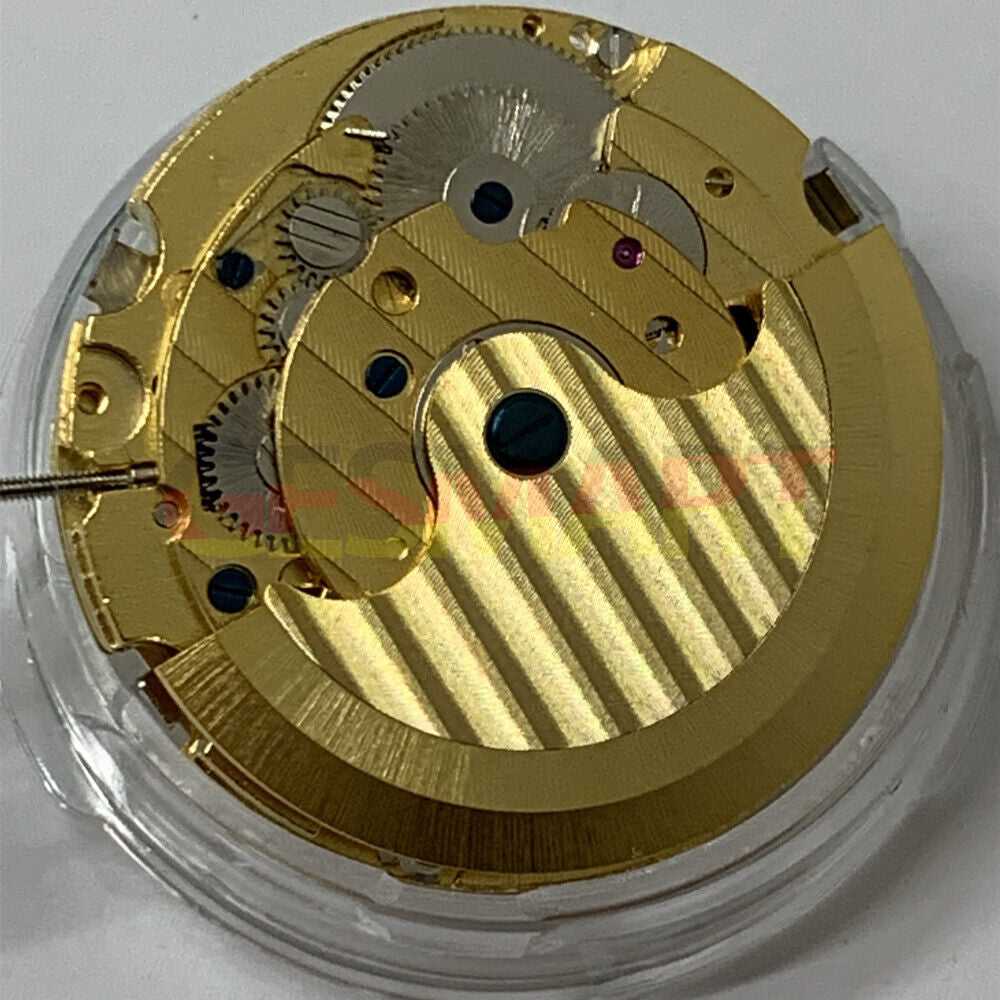 SHANGHAI Goldenes multifunktionales automatisches mechanisches Uhrwerk, ewiger Kalender