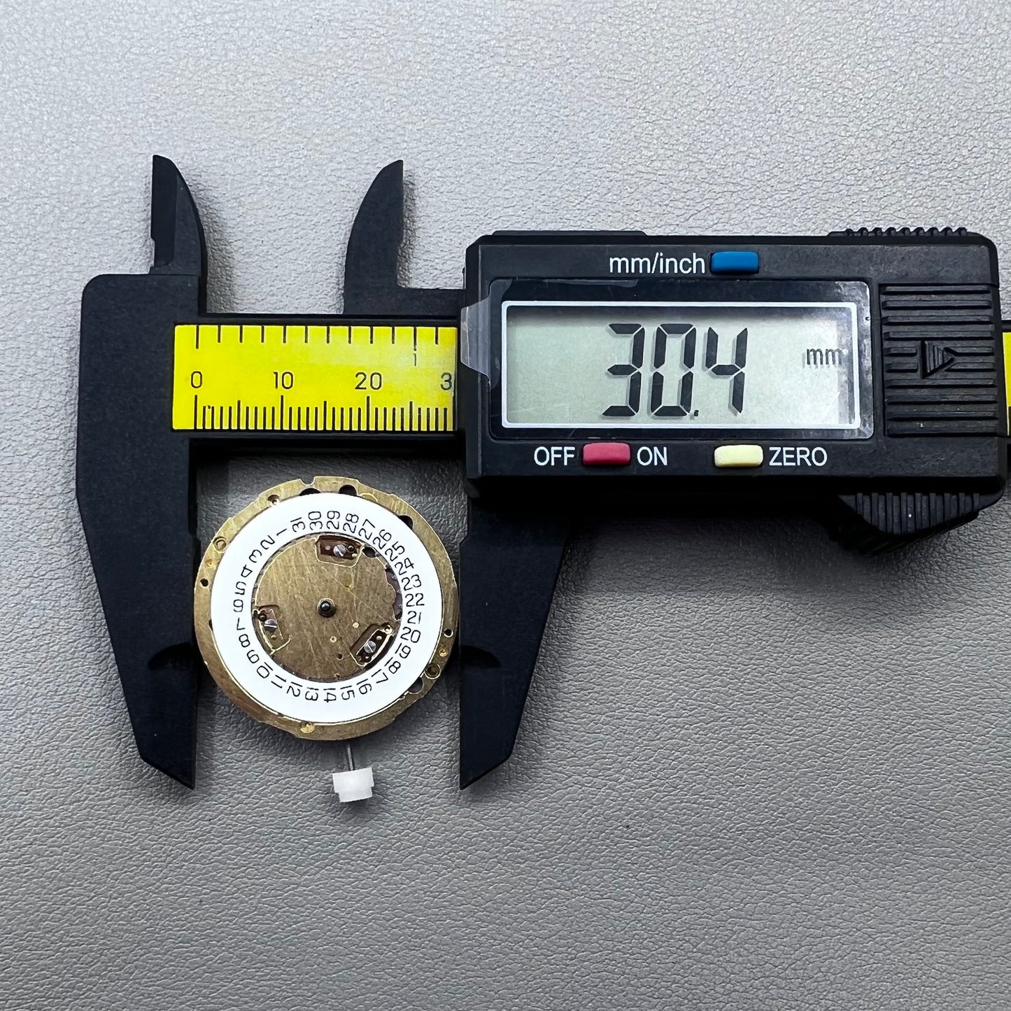 Swiss ETA251.272 ETA251.274 Golden Watch Quartz Movement Date@4 White Disk