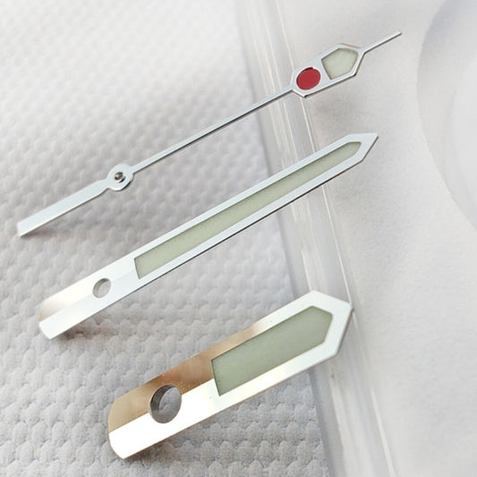 19mm C3 lume watch hands for SBDX001, SBDC001, SKX007, SRP777 with NH35/NH36 movement, Seiko brand.