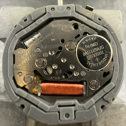 Japan Made Miyota 6P90 quartz watch movement with 5 hands for precise timekeeping and repair.