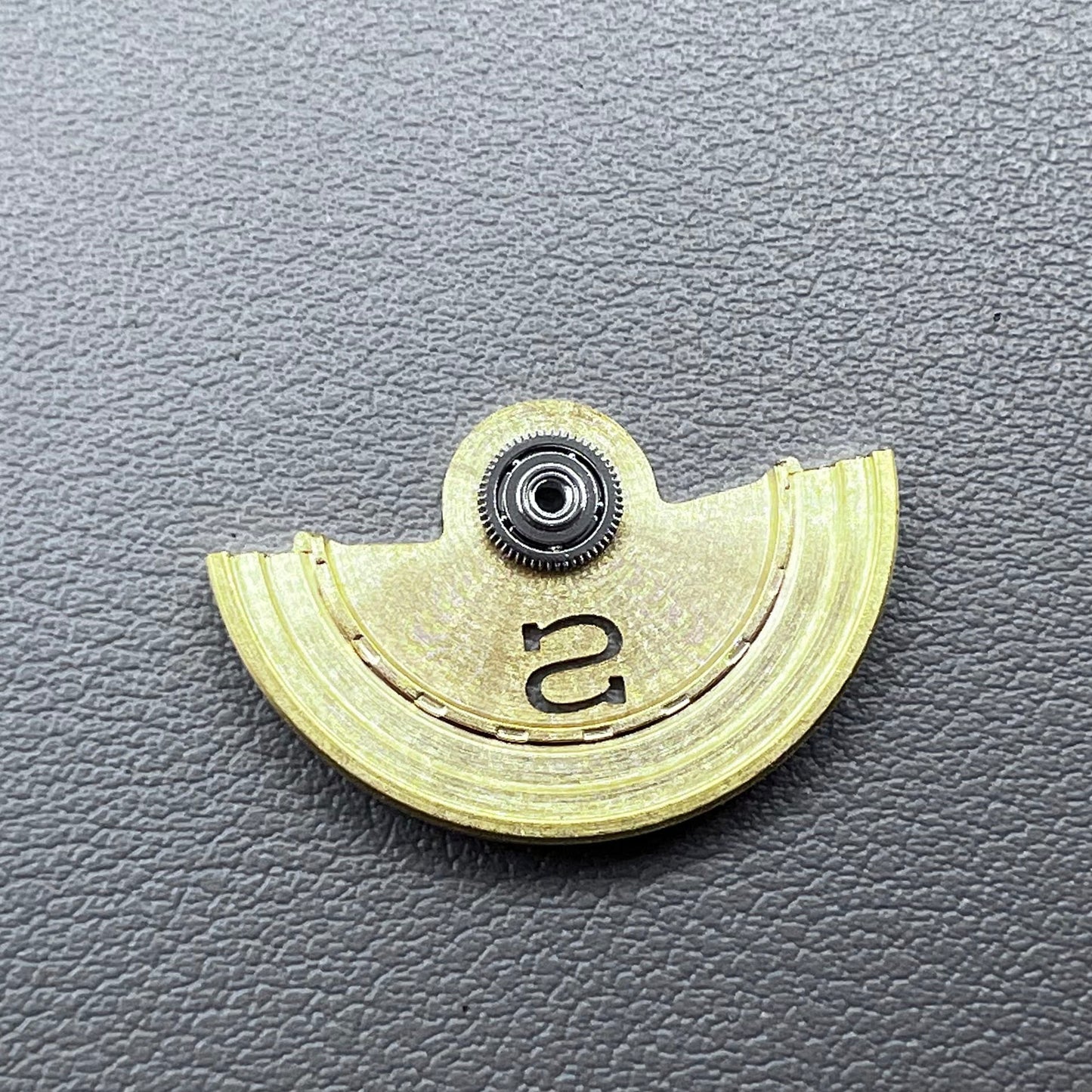 S Carved golden wave rotor by S Brand for NH34, NH35, NH36, NH38 watch movements, enhancing mechanical style