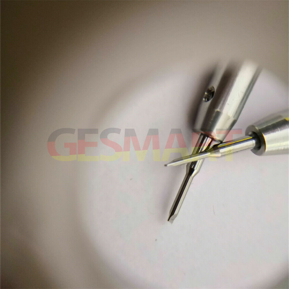 Stainless steel watch bracelet adjusting tool with 6 sizes for precise watch repair.