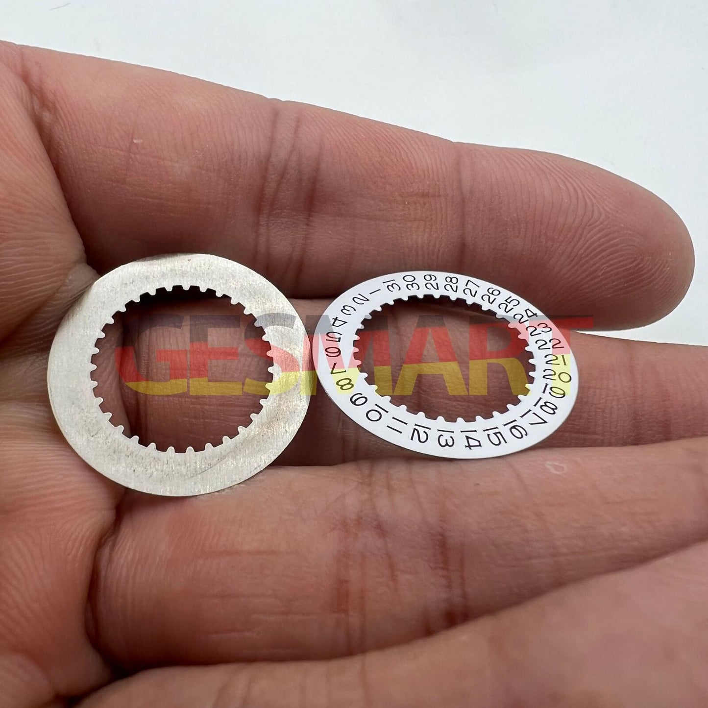 White date disk wheel for RLX 3235 movement, precise replacement for Rolex watch repair accessories.