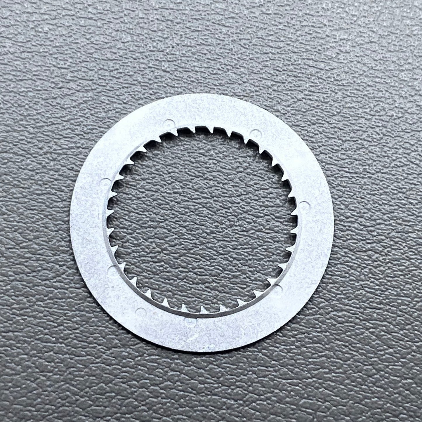 Golden Character date wheel with black background for NH35 NH36 watch movement, date display at 3 o?clock.
