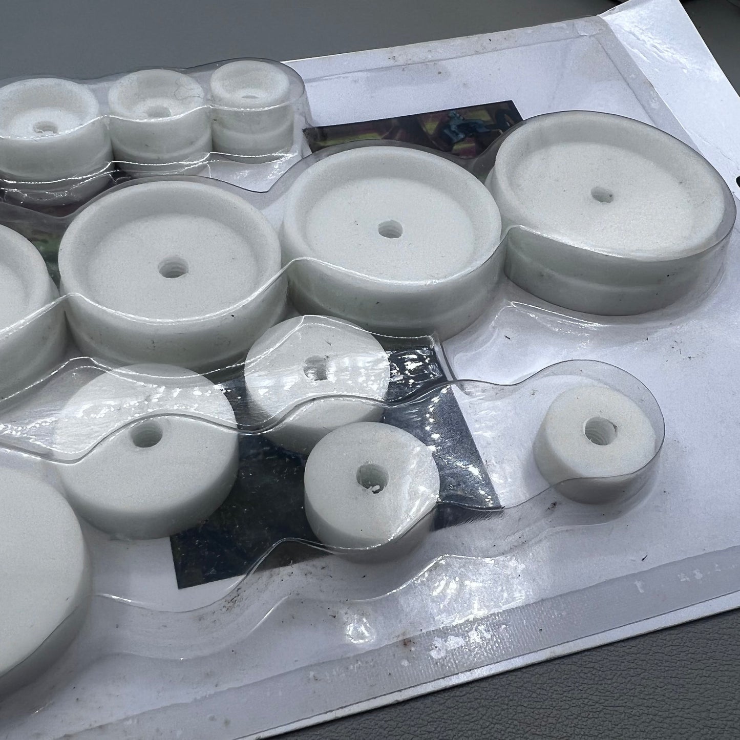 16 PIECES/Pack Snap-on Dies for Watch Case Back Closing Press