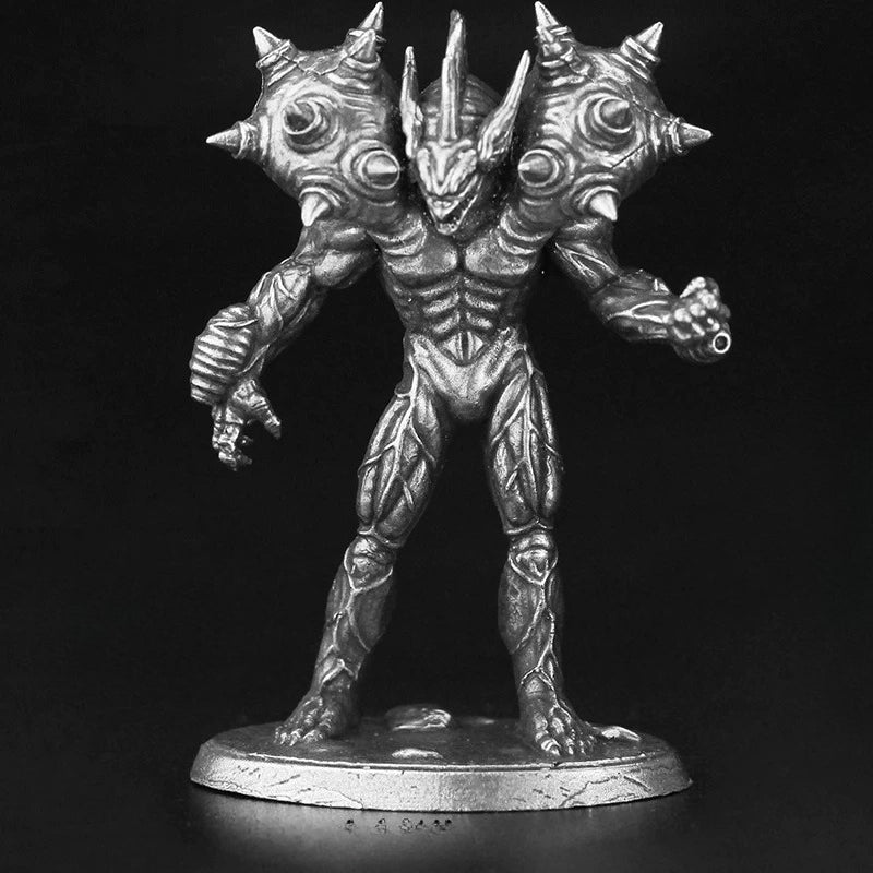 Spiked Orb Colossus Copper Miniature Figurine White Bronze Sci-Fi Wargame 354-30
