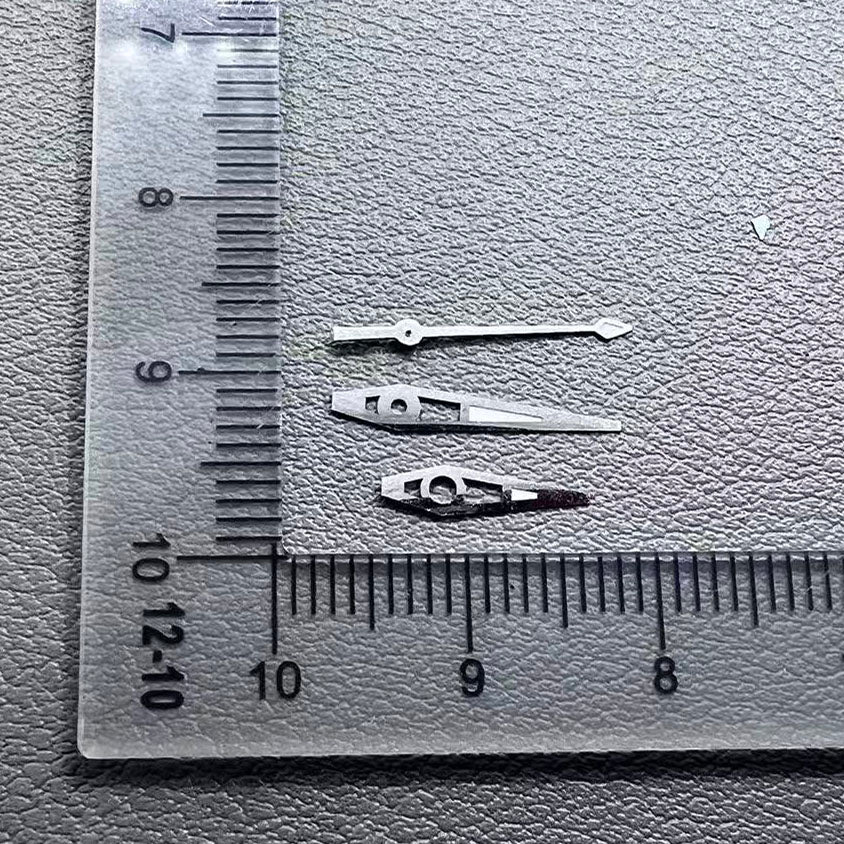 2 Sets Lume Silver Trim Big Arrow Watch Hands Set for NH35 36 NH38 NH72 NH70