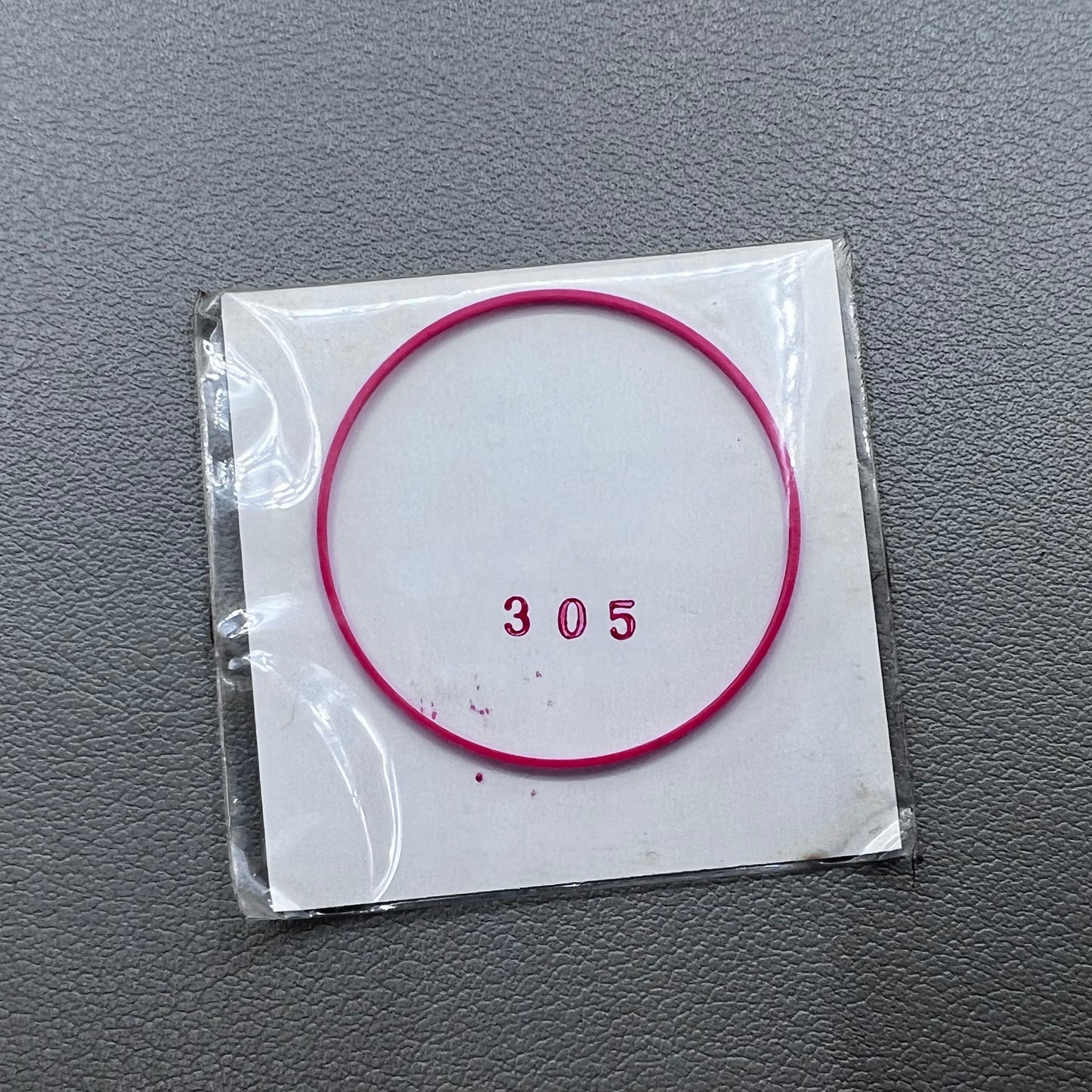 Set of 5 Teflon watch gasket o-rings 30.5mm, compatible with Tissot T063 T035 1853 T099 T028 T41 models.