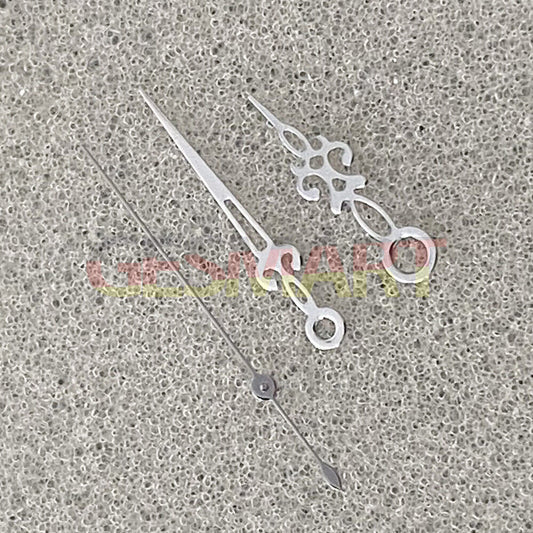 Snowflake-shaped rose gold and blue watch hands for NH35/NH36/4R/7S movements