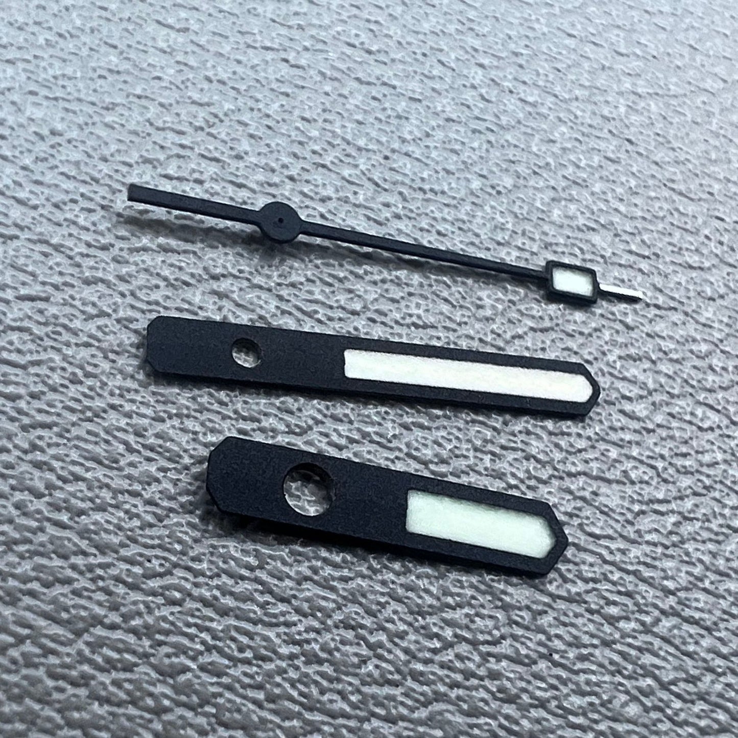 Green+Orange Lume Black Matted Trim Watch Hands for SKX007/SPR777 NH35A/NH36