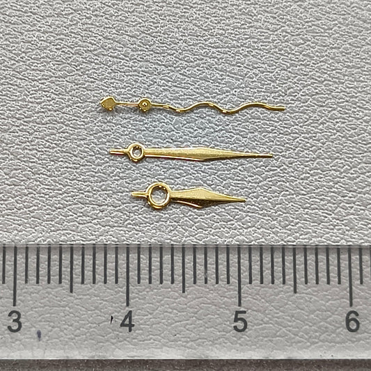 Golden Trim Wave Watch Hands for NH34 NH35 NH36 NH38 NH39 NH70 NH72