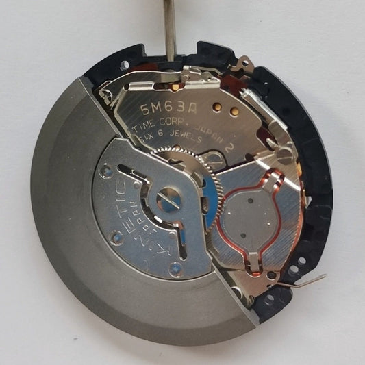 Seiko 5M63A quartz watch repair part for precise timekeeping, made in Japan by Seiko.