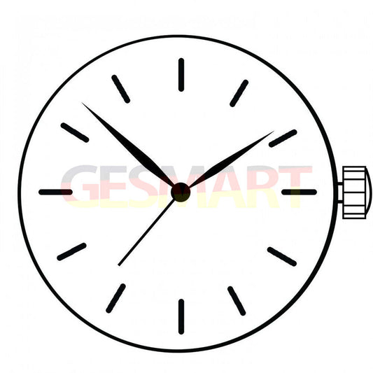 Japan Made Hattori Epson TMI VC01 VC01E quartz watch movement with stem, precise timekeeping component.